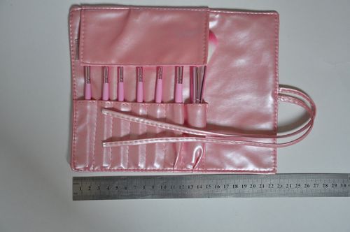 廠家熱銷精品7支專業化妝刷套裝 木質手柄人造纖維彩妝工具批發