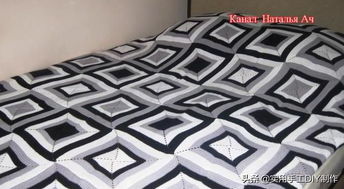 針織作品 壯觀的床上用品四件套,一件件全是大工程啊